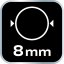 Furtun de presiune spiralat 5 x 8 mm, 15 m, PE 14-806-1