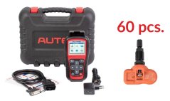 Kit TPMS - MX-Sensor 434 MHz Europa alu negru (60 buc) + tester TS508WF