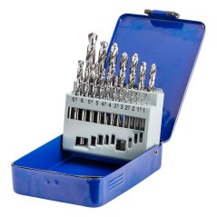 NWKa M-19 fúrókészlet acélhoz és öntöttvashoz, 1,0-10,0 mm, csiszolt, HSS (19 db) 02719001-1