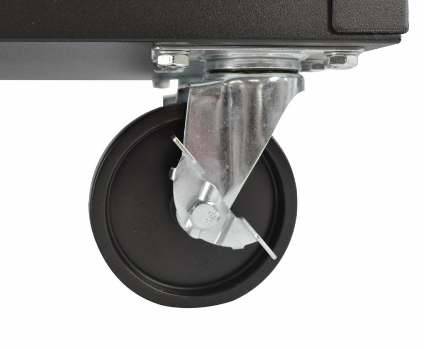 Werkstattwagen mit 3 Etagen 130kg Schwarz