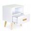 Éjjeliszekrény White Modern