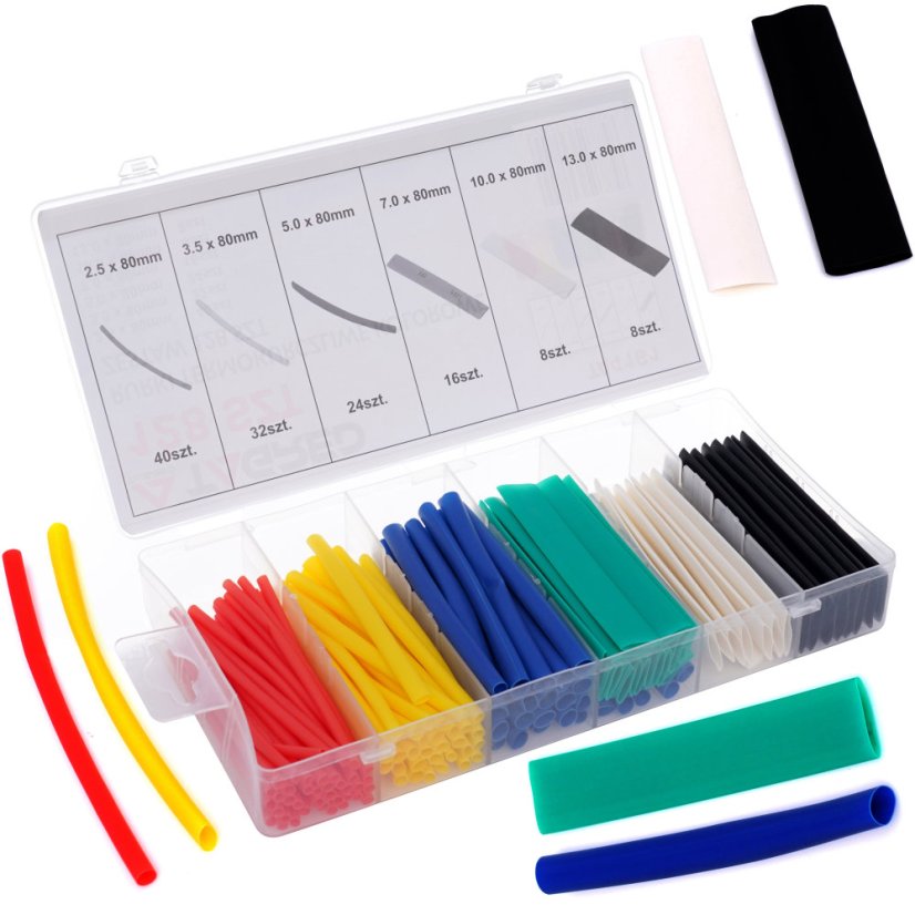 Zsugorcsövek készlete 2,5 - 13mm 128 db TA4161