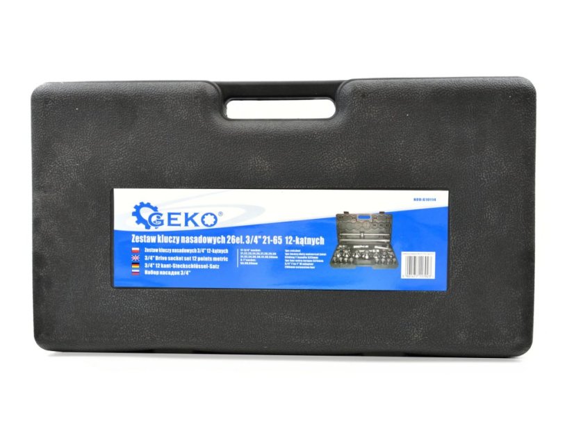 Gola kulcskészlet 26db 3/4" 21-65mm 12-szögű G10114