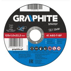 Rezna ploča za metal, 125 x 1,0 22,2 mm, 41 A60-T-BF 57H707