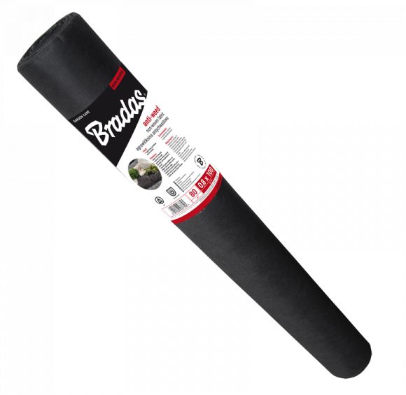 Agrotextil 1x100m 80g/m2 mit UV-Filter schwarz