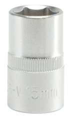 Dugókulcs 1/2" 15mm rövid YT-1208