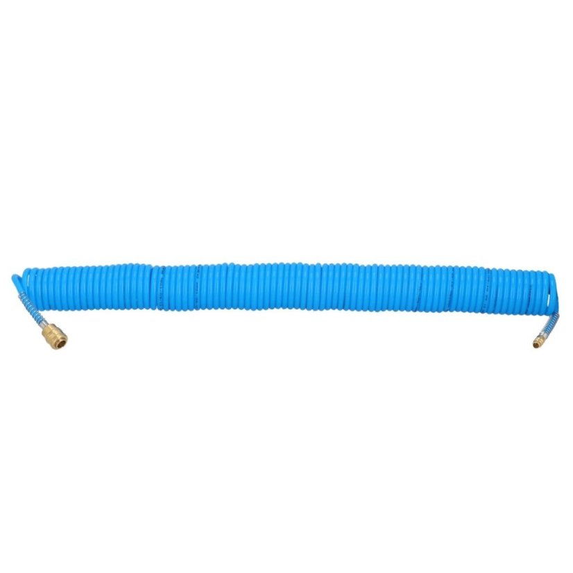 Furtun pneumatic spiralat PU cu 15 m fi 8 x 5 mm fitinguri 4304207