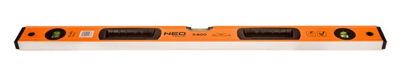 Aluminijska libela S 400, 3 bočice, 2 ručke, 80 cm 71-143