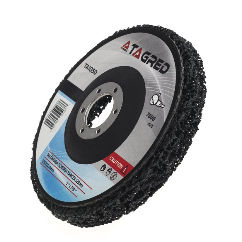 Brusna ploča, brusna ploča Ploča od netkanog materijala, vlakna crna 125x22 mm, crna, tvrda TA1050