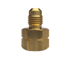 Adapter für Wasserstoffreduzierventil 1/4'' LH x 7/16 RH