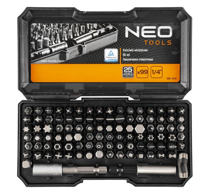 Bitsatz mit Einstellgerät, 99-teiliger Satz 06-104