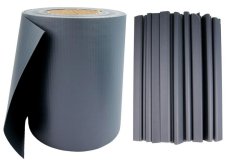 Клипси за закрепване на сенникова лента 19 см, антрацит, 20 бр Balconetto