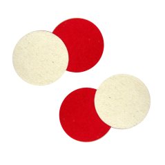 Polírozó filc tépőzáras rögzítéssel, polírozó tárcsa, polírozó korong 125x10 mm TA1091