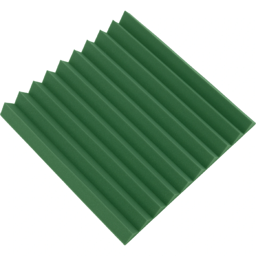 Akusztikai panel - ék alakú 50x50x5cm zöld