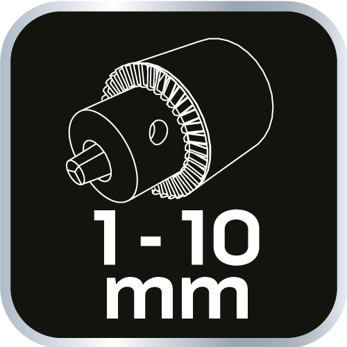Pneumatska bušilica, 10 mm, 1800 o/min 14-514