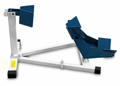 Stojan na motocykl pod přední kolo White/Blue HD17066