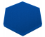 Akustický panel Hexagon 50x50cm, tloušťka 5cm, modrý
