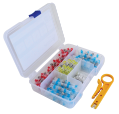 Zsugorcsatlakozó készlet ónnal  151db A-TC534