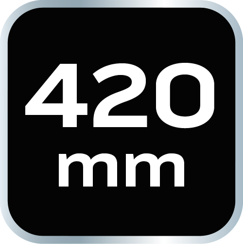 Cheie pentru țevi tip "S", 420 mm, 1,5" 02-421