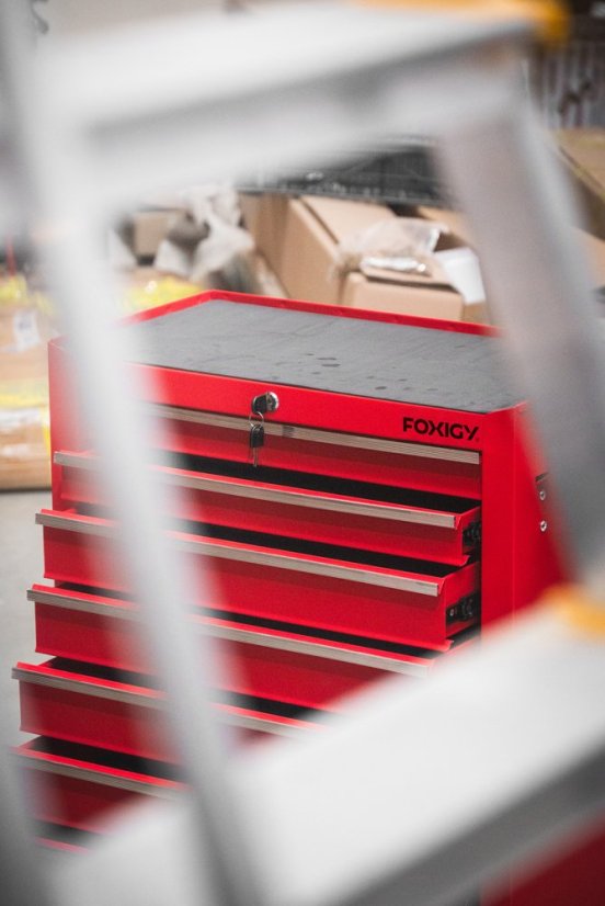 Radionička kolica Foxigy, 7 ladica, bez alata