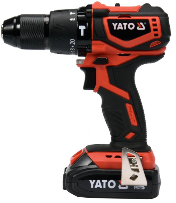 Mașina de găurit și înșurubat cu acumulator fără carbon 18V YT-82796