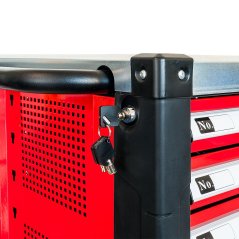 Cărucior pentru scule profesionale 447 piese 16 sertare 79609