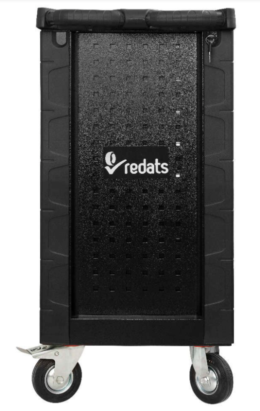 Delovni voziček / škatla za orodje PROFI REDATS - 7 predalov Rdeča / Črna