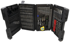 Sada bitů a vrtáků do dřeva, kovu a betonu G38113 217ks PROFI