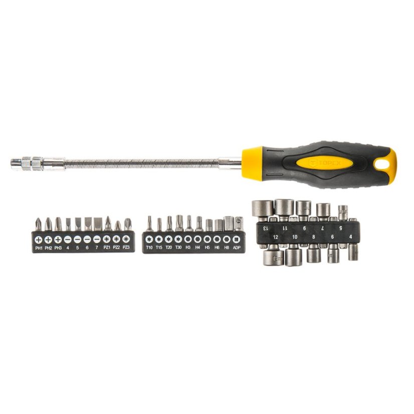 Odvijač Flexi+bitovi 1/4", 31 kom. 39D865