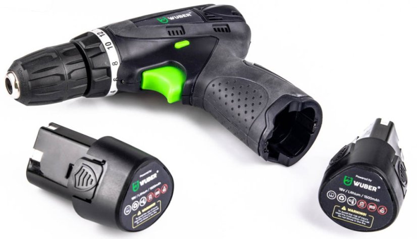 Akkuschrauber 18V mit Zubehör im Tragekoffer