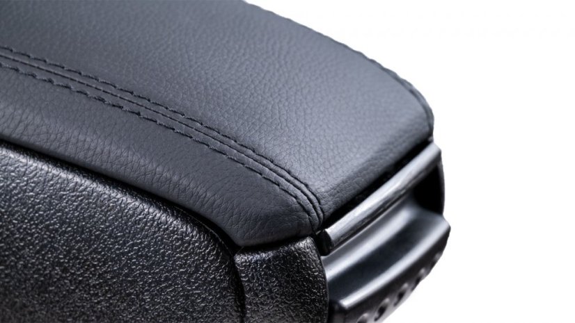 Könyöktámasz Škoda OCTAVIA 3, fekete, öko-bőr