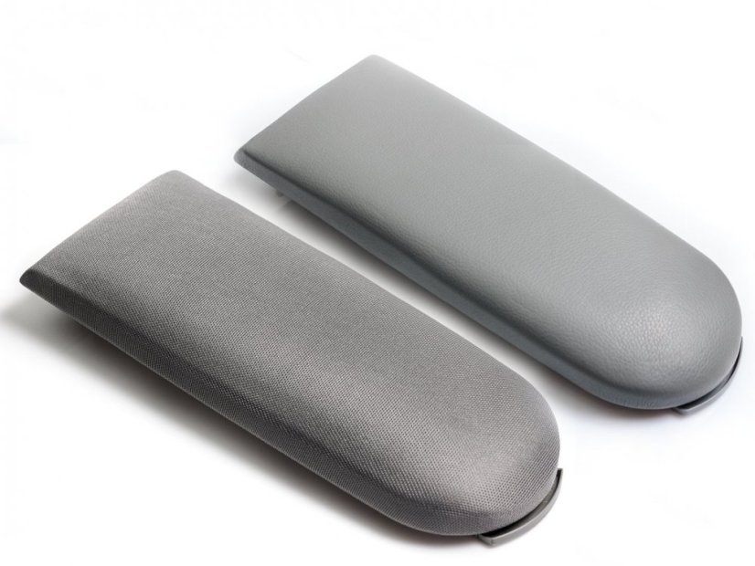 Deckel für Armlehne Seat Leon 1, grau, Textilbezug