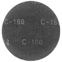 Csiszolópapír tépőzárral, 225 mm, K180, 59G260 csiszológéphez, 10 db 55H746
