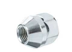 Matice na hliníkové ráfky M12x1,5 25mm/ Zinek - (otevřeno s přírubou) k19