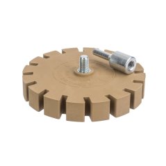 Disc din cauciuc pentru îndepărtarea reziduurilor adezive, zimțat