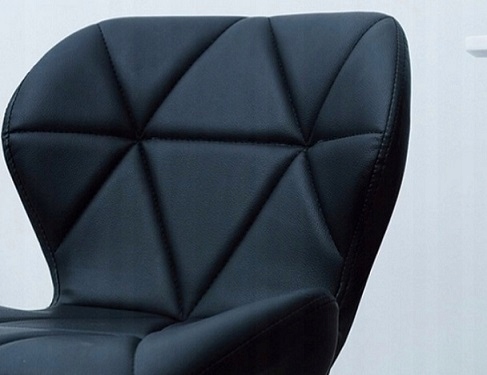 Bürostuhl Leder Black