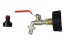 Fémszelep IBC tartályhoz 1000l 61mm IBC NKR 1/2" gyorscsatlakozóval 1000l 61mm IBC NKR 1/2" tartályhoz