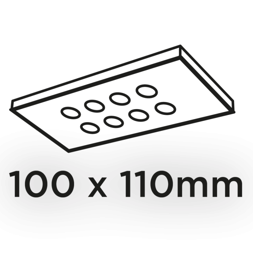 Orbitális csiszológép 240W, 110 x 100 mm-es alátét 59G322