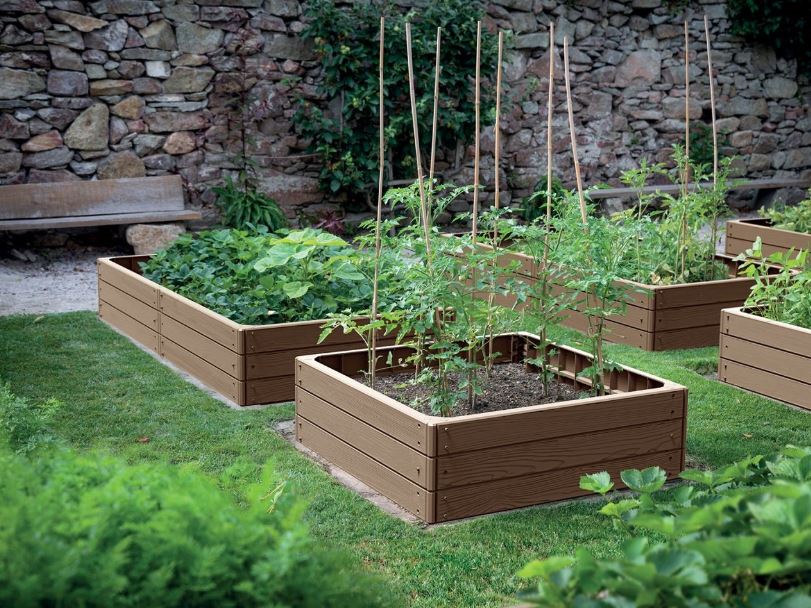 Magaságyás 149,2x75,6x25cm Base woody rusztikus tégla