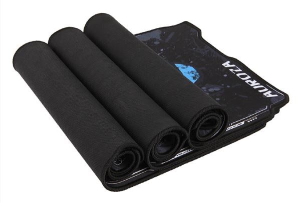 Mouse pad, Auroza XL, 80x30cm, negru-albastru