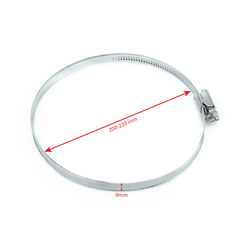 Tömlőbilincs 9mm 200-220mm 1db G17318