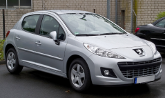 Peugeot 207 kartámasz - Armster 2, szürke, öko-bőr