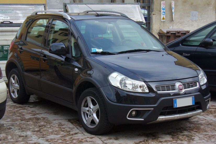 Armlehne Fiat SEDICI - Armster 2, grau, Öko-Leder