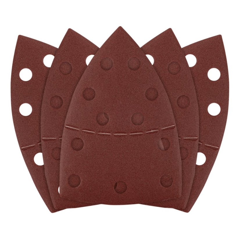 Velcro brusni papir, željezo 102 x 152 mm, P180, 5 kom, s 11 rupa 58T306