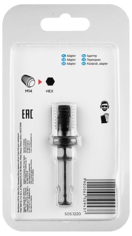 Adapter s M14 na HEX 55H320
