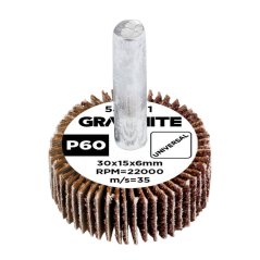 Lamelový kotúč 30 x 15 x 6 mm, P60 58T401