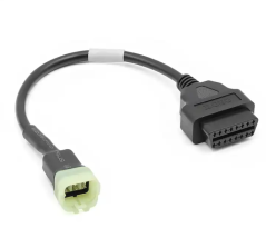 OBD II redukció Kawasaki motorkerékpárhoz 6pin A0163