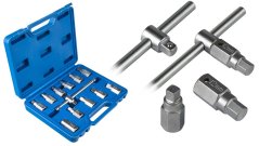 Klíče na šrouby olejové vany 12ks