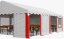 Cort de petrecere 3x6x2m Comfort PE 240g cu plasă împotriva insectelor Summer