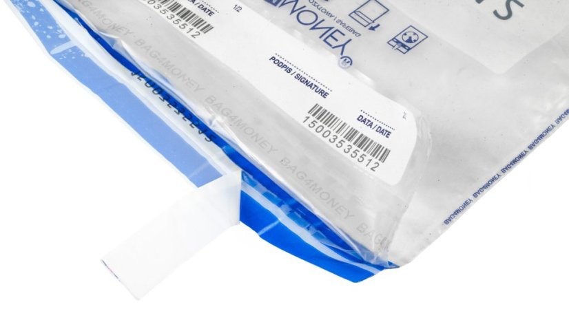 Biztonsági tasak B4 TRANSZPARENS 50db